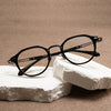 Mora Retro Polygon Acetate Glasses Frame