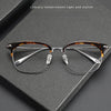 Yohn Vintage Titanium Square Glasses Frame
