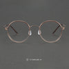 Osch Vintage Titanium Round Glasses Frame
