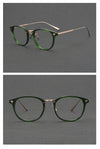 Japanese handmade plate glasses BJ same COM-548BIT retro literary pure titanium glasses women can match myopia men