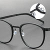Idris Titanium Vintage Oval Eyeglasses Frames