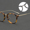 Japanese handmade plate glasses BJ same COM-548BIT retro literary pure titanium glasses women can match myopia men
