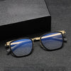 Moxley Retro Rectangle Titanium Business Glasses Frame