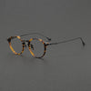 Schnurr Vintage Titanium Oval Glasses Frame