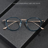 Schnurr Vintage Titanium Oval Glasses Frame