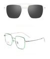 New Titanium Glasses Frame With Magnetic Sunglasses Clips