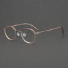 Mamie Vintage Titanium Oval Glasses Frame