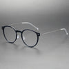 Pablo Retro Round Titanium Glasses Frame