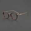 Schnurr Vintage Titanium Oval Glasses Frame