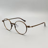 Caius Titanium Round Glasses Frame