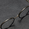 Romel Retro Oval Titanium Business Glasses Frame