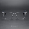 Teff Vintage Titanium Square Glasses Frame