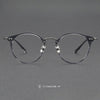 Urso Vintage Titanium Round Glasses Frame