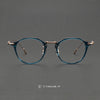 Schnurr Vintage Titanium Oval Glasses Frame