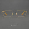 Fessler Natural Horn Series Vintage Titanium Glasses Frame