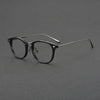 Japanese handmade plate glasses BJ same COM-548BIT retro literary pure titanium glasses women can match myopia men