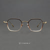 Gallus Vintage Titanium Square Glasses Frame