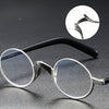 Caden Titanium Round Glasses Frame