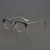 Yohn Vintage Titanium Square Glasses Frame
