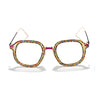 Luxury Rhinestone Frame Anti Blue Light Glasses Vintage Diamond Square Oversize Clear Lens Eyeglasses Optical Spectacle Frame