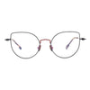 Jessy Fashion Women's Ultra Light Titanium Cat Eye Glasses Frame