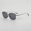 Naif Square Titanium Glasses Frame With Magnetic Sunglasses Clips