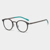 Zelma Retro Oval Titanium Glasses Frame