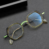 Naza Retro Polygon Titanium Glasses Frame