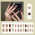 24pcs/Set Press On Nails X018