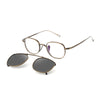 Aceto Titanium Vintage Eyeglasses Frame With Sunglasses Clips