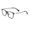 3-in-1 Titanium Glasses Frame With Magnetic Sunglasses Clips