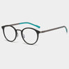 Zelma Retro Oval Titanium Glasses Frame