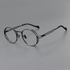 Riven Titanium Vintage Oval Eyeglasses Frames