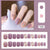 24pcs/Set Press On Nails X118