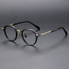 Mora Retro Polygon Acetate Glasses Frame