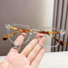 Retro Hong Kong style mirror frame plate pin anti-blue light glasses frame female TR90 face fashion myopia optical glasses frame male