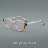 Crowe Vintage Acetate Round Eyeglasses Frame