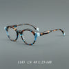 Crowe Vintage Acetate Round Eyeglasses Frame