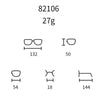 Metal Cat Eye Glasses Frames 82106