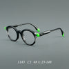 Crowe Vintage Acetate Round Eyeglasses Frame