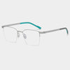 Sevan Half-frame Square Titanium Glasses Frame