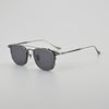 Chi Titanium Vintage Eyeglasses Frame With Sunglasses Clips