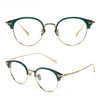 Naito Xiongba handmade Japanese small round frame Shenzhen high-quality pure titanium glasses frame with myopia glasses men's retro frame