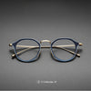 Titanium Vintage Geometric Eyeglasses Frames KMN1113
