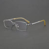 Fessler Natural Horn Series Vintage Titanium Glasses Frame