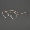 Pinde Vintage Titanium Oval Glasses Frame