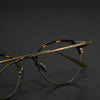 Naito Xiongba handmade Japanese small round frame Shenzhen high-quality pure titanium glasses frame with myopia glasses men's retro frame