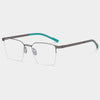 Sevan Half-frame Square Titanium Glasses Frame