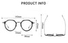 Shenzhen handmade glasses wholesale women, literary and retro oval frame plate glasses frame LO-04 pure titanium glasses frame men