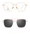New Titanium Glasses Frame With Magnetic Sunglasses Clips